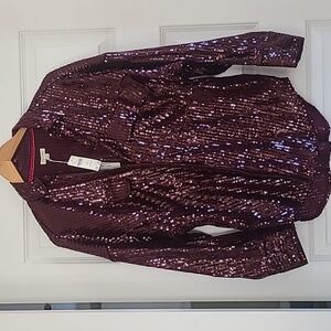 NWT Pilco shirt sequined Anthropologie